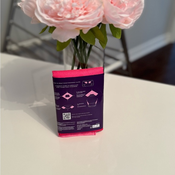 Brand New!! Pink Tatcha Furoshiki Cloth Wrap scarf - Picture 3 of 6